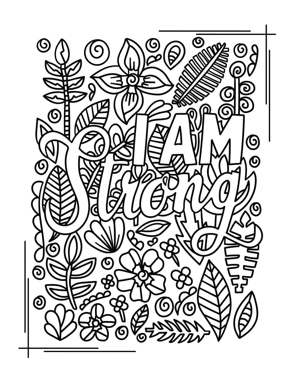 printable motivational coloring pages