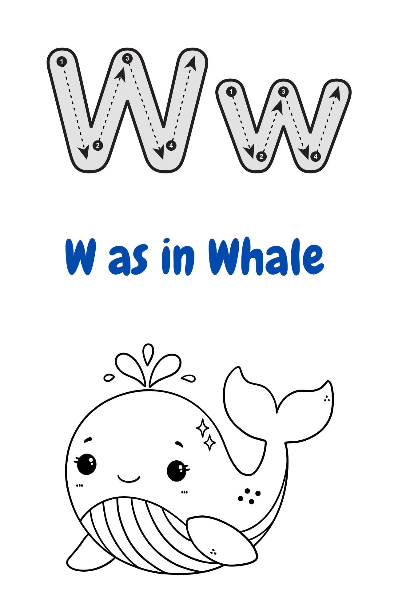 kids ABC coloring book