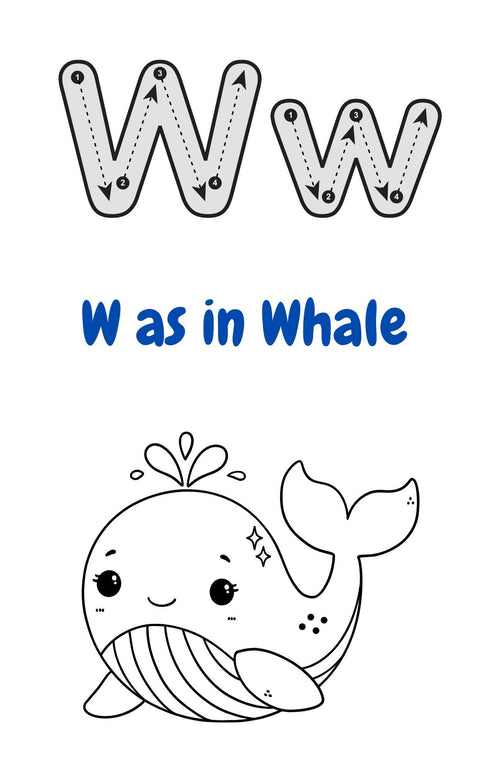 kids ABC coloring book