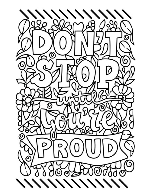 printable motivational coloring pages